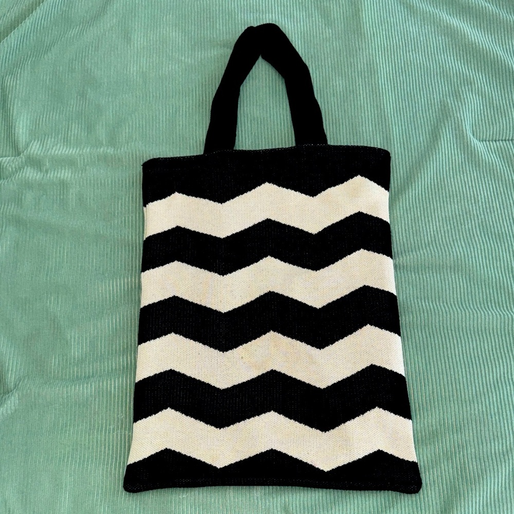 Hansel from Basel Chevron Patterned Tote Bag
